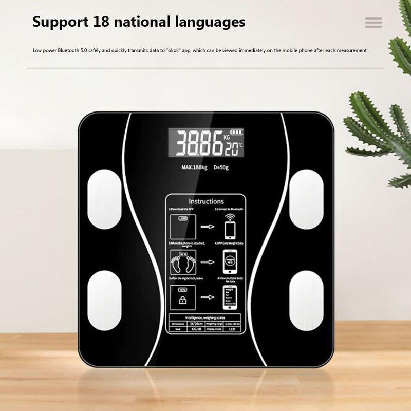 🥳2026 HOT SALE🥳Smart digital vekt for vekt og kroppsfett🏃‍