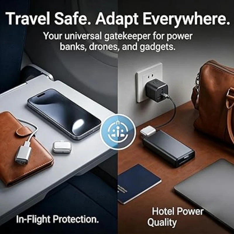 🔥 Smart USB-C-ladebeskytter 140W – Stopper ladingen automatisk ved 100 %