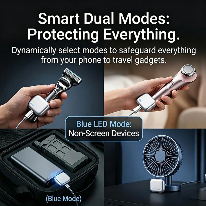 🔥 Smart USB-C-ladebeskytter 140W – Stopper ladingen automatisk ved 100 %