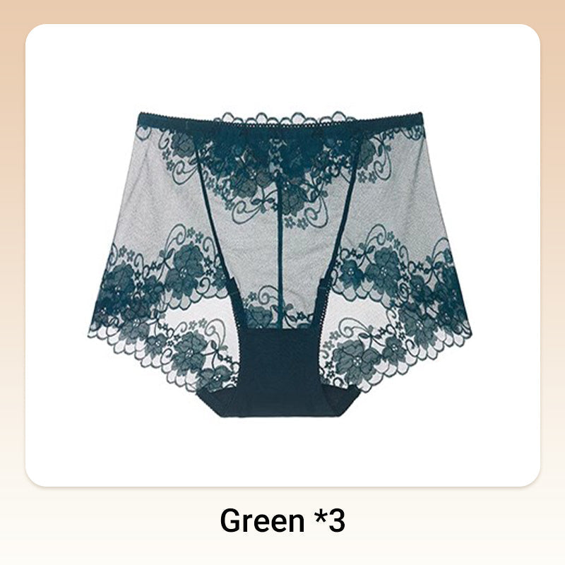 💥Hot Sale 50%OFF😍Håndheklet blonder med høy høyde Boxer Briefs for kvinner