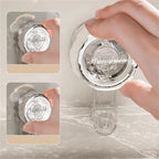 No-Drill Clear Wall Caddy: Borfri. flyttbar og multifunksjonell oppbevaring av trekanter og rektangler