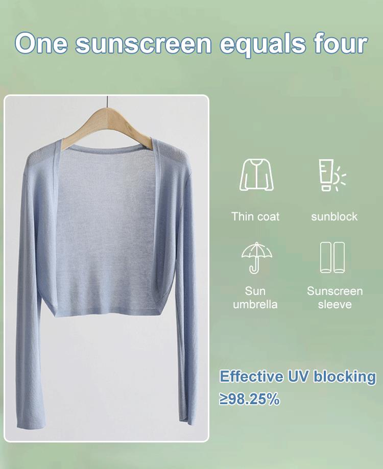 Ice Silk Cardigan Aircondition-skjorte