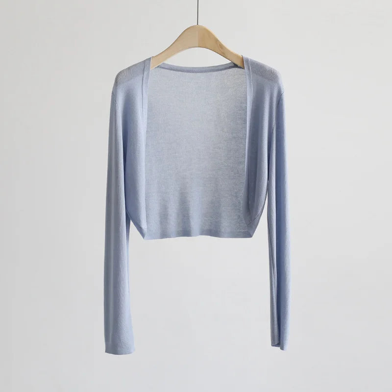 Ice Silk Cardigan Aircondition-skjorte