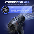 ⏳Begrenset tid 50% rabatt💥Bil elektrisk snøfreser håndholdt vifte🌪️