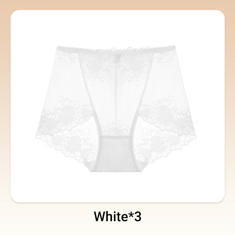 💥Hot Sale 50%OFF😍Håndheklet blonder med høy høyde Boxer Briefs for kvinner
