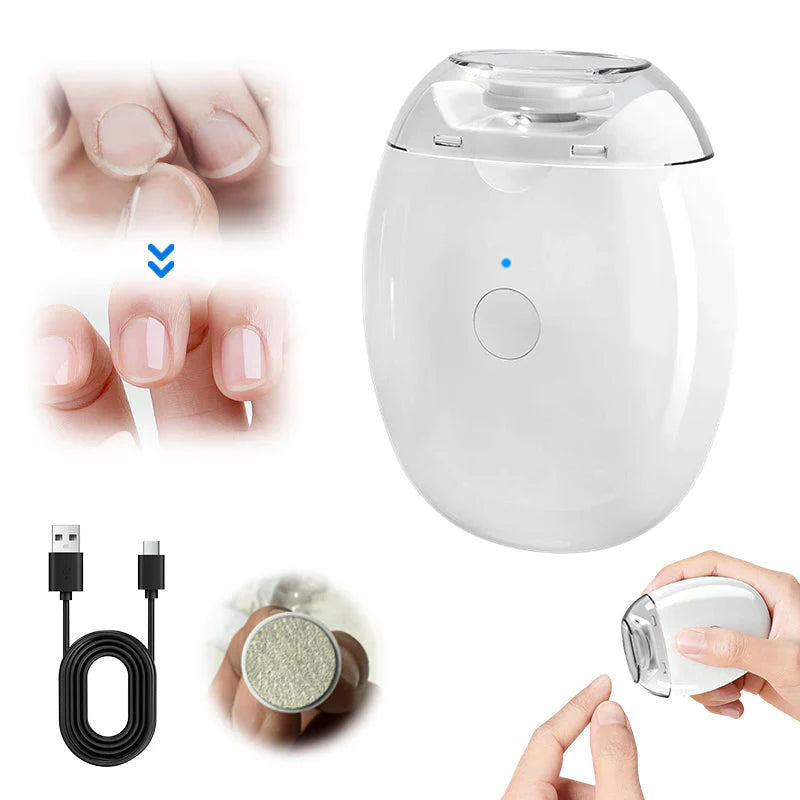 💅 KJØP 2 FÅ 1 GRATIS! ✨ Universal automatisk neglesliper – 6 hastighetsinnstillinger med 5 tilbehør for sikker og skånsom neglepleie 👶🔧