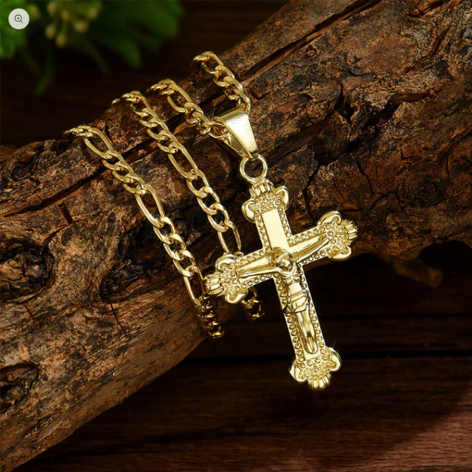 ✝️Kreativt trendy korsanhengskjede