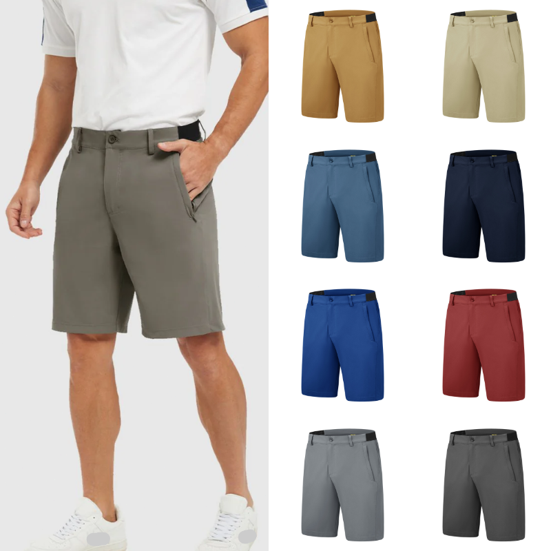 ⏳SISTE DAGS SALG 60 % RABATT!!📢Herre stretch. hurtigtørkende. fritidsgolfshorts til jobb