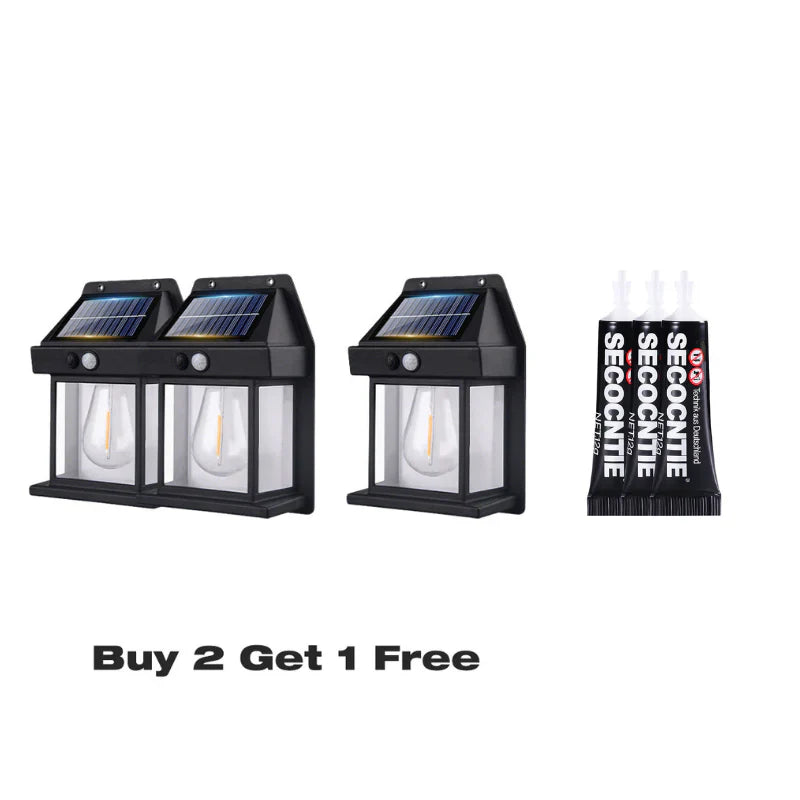 🎁 50 % RABATT! 💡 SOLARBEIDET VEGGLYS – Bevegelsessensor og værbestandig 🌟🛒