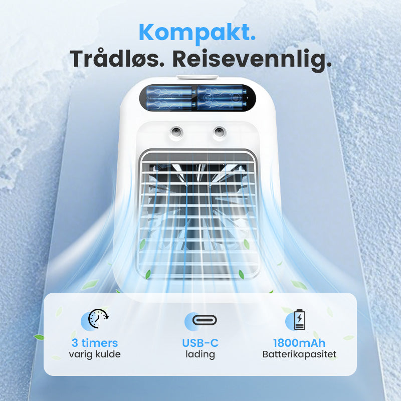 ❄️Bærbart miniklimaanlegg med kjøle- og luftfuktighetsfunksjon