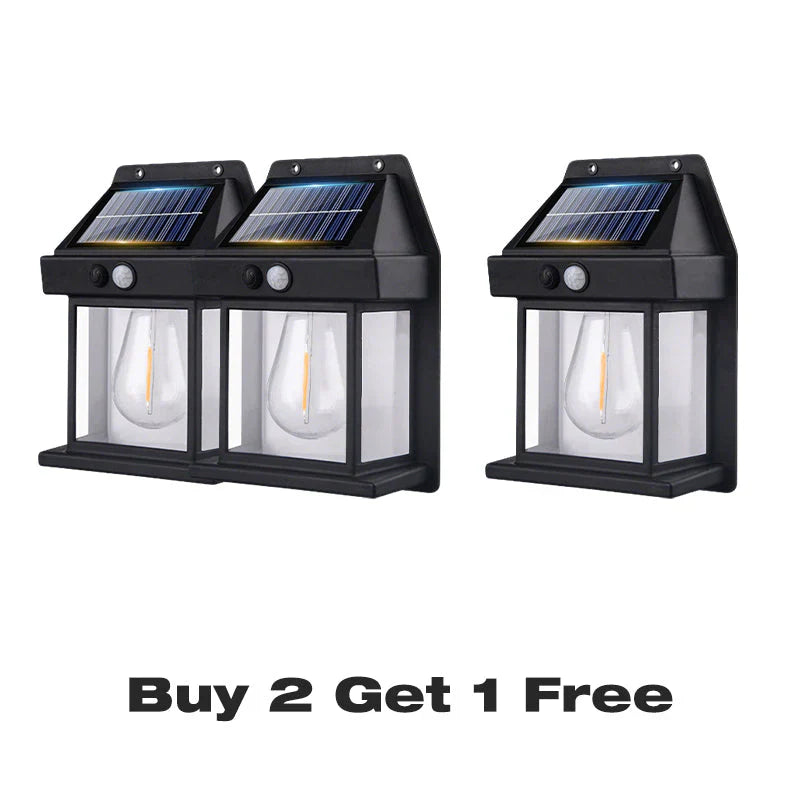 🎁 50 % RABATT! 💡 SOLARBEIDET VEGGLYS – Bevegelsessensor og værbestandig 🌟🛒