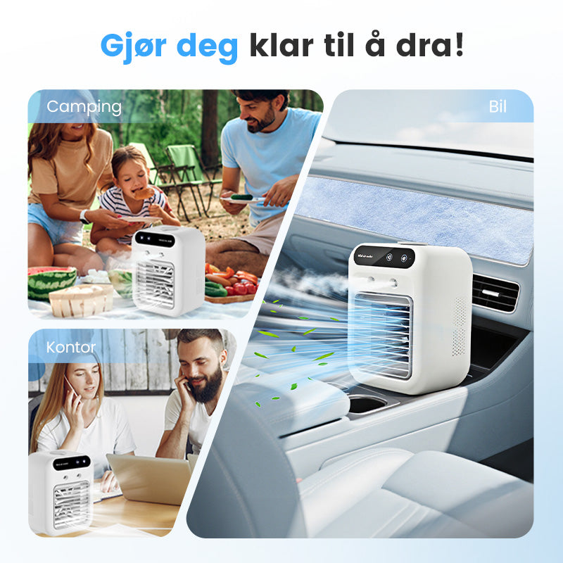 ❄️Bærbart miniklimaanlegg med kjøle- og luftfuktighetsfunksjon
