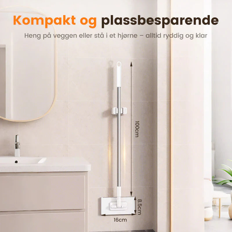 🔥Siste dags salg 50% rabatt🔥Engangsstøvmopp med 4 gjenbrukbare kluter