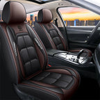 🔥2026 Hot Sale 48% RABATT 🔥Premium skinnsetetrekk foran – Universal passform for sedaner. SUV-er og lastebiler