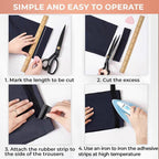 Pants Edge Shorten Selvklebende bukser Munnpasta
