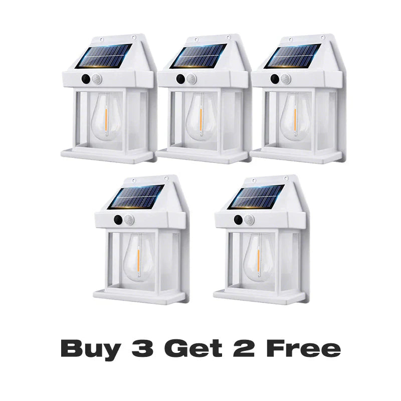 🎁 50 % RABATT! 💡 SOLARBEIDET VEGGLYS – Bevegelsessensor og værbestandig 🌟🛒