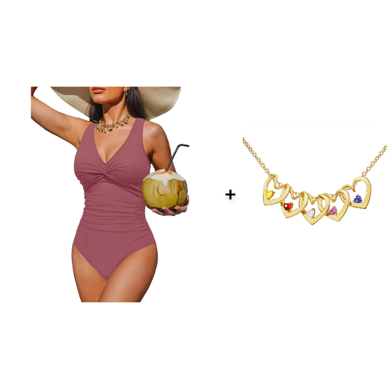 👙✨ 50 % rabatt! 💃 Formende badedrakt — Tettsittende passform