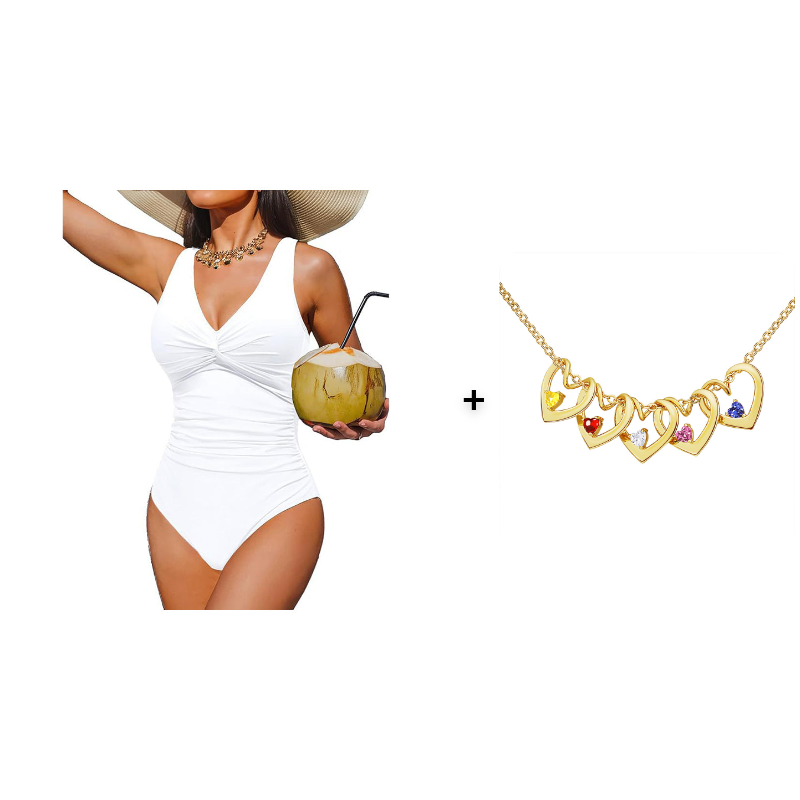 👙✨ 50 % rabatt! 💃 Formende badedrakt — Tettsittende passform