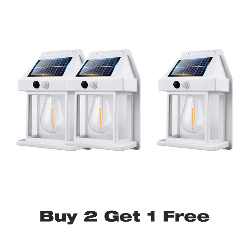 🎁 50 % RABATT! 💡 SOLARBEIDET VEGGLYS – Bevegelsessensor og værbestandig 🌟🛒