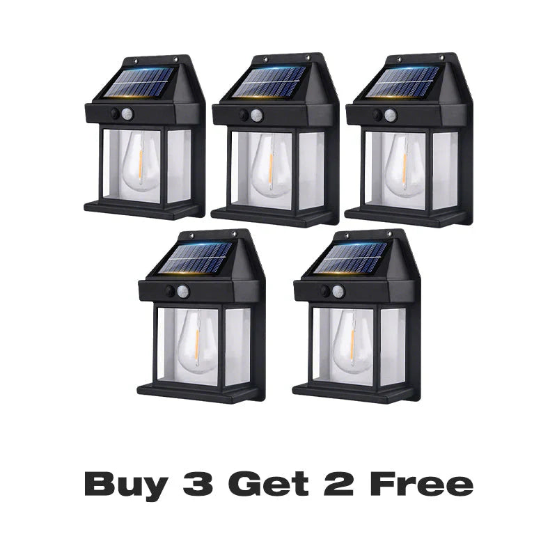 🎁 50 % RABATT! 💡 SOLARBEIDET VEGGLYS – Bevegelsessensor og værbestandig 🌟🛒