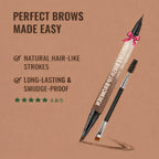 🎁 Begrenset tilbud! Kjøp 1. få 1 gratis! 🔥 4D Brow Pen – Gjenoppliv unge. naturlige øyenbryn på sekunder – varer i 24 timer! 💖