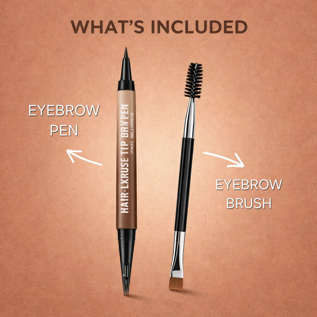 🎁 Begrenset tilbud! Kjøp 1. få 1 gratis! 🔥 4D Brow Pen – Gjenoppliv unge. naturlige øyenbryn på sekunder – varer i 24 timer! 💖
