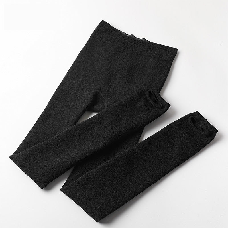 【Gave til treningsentusiasten】 Damevarme fôrede løftende leggings