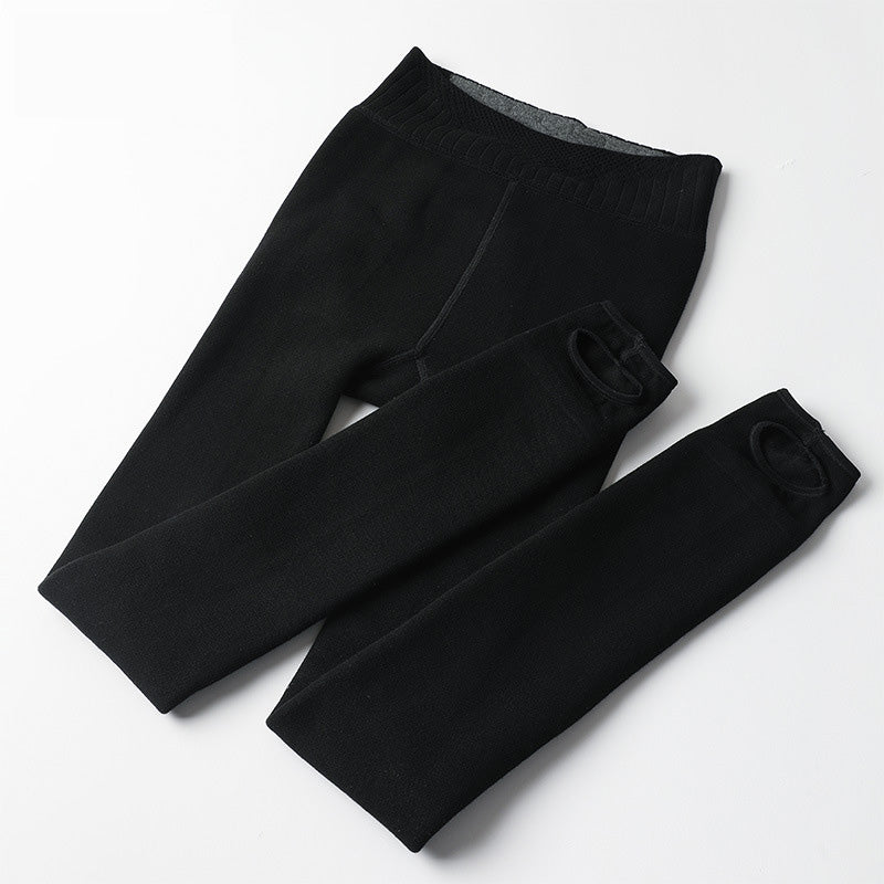 【Gave til treningsentusiasten】 Damevarme fôrede løftende leggings