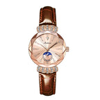 🎀49.99% rabatt på nyttårssalg🎀 Fasjonable Diamond Moon Star Watch for kvinner
