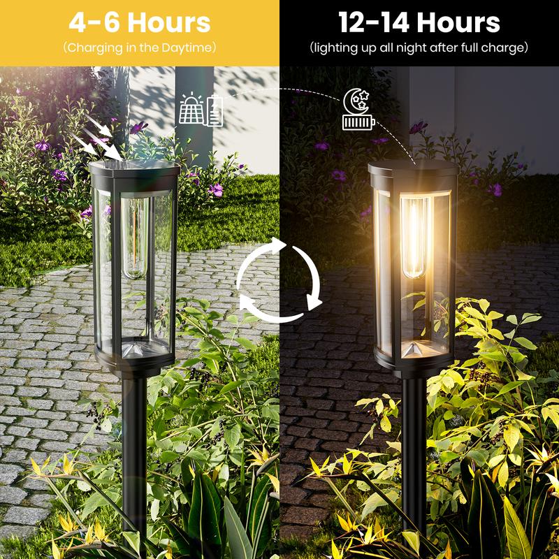 🎉Varmt salg 50% rabatt✨Solcellebelysning utendørs