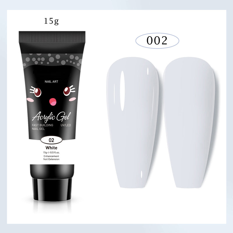 Farge negleforlengelsesgel