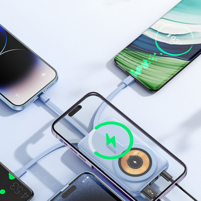 🔥Hot Salg 50% Rabatt🔋Magnetisk Trådløs Powerbank 10000mAh Hurtigladere