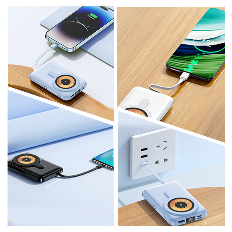 🔥Hot Salg 50% Rabatt🔋Magnetisk Trådløs Powerbank 10000mAh Hurtigladere