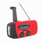 Multifunksjonell bærbar soldrevet nødradio
