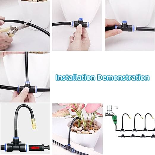🔥Sommersalg 50 % RABATT🚿360° buet automatisk hagevanningssystem