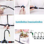 🔥Sommersalg 50 % RABATT🚿360° buet automatisk hagevanningssystem