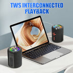 2 i 1 magnetisk Bluetooth-høyttaler med to deler