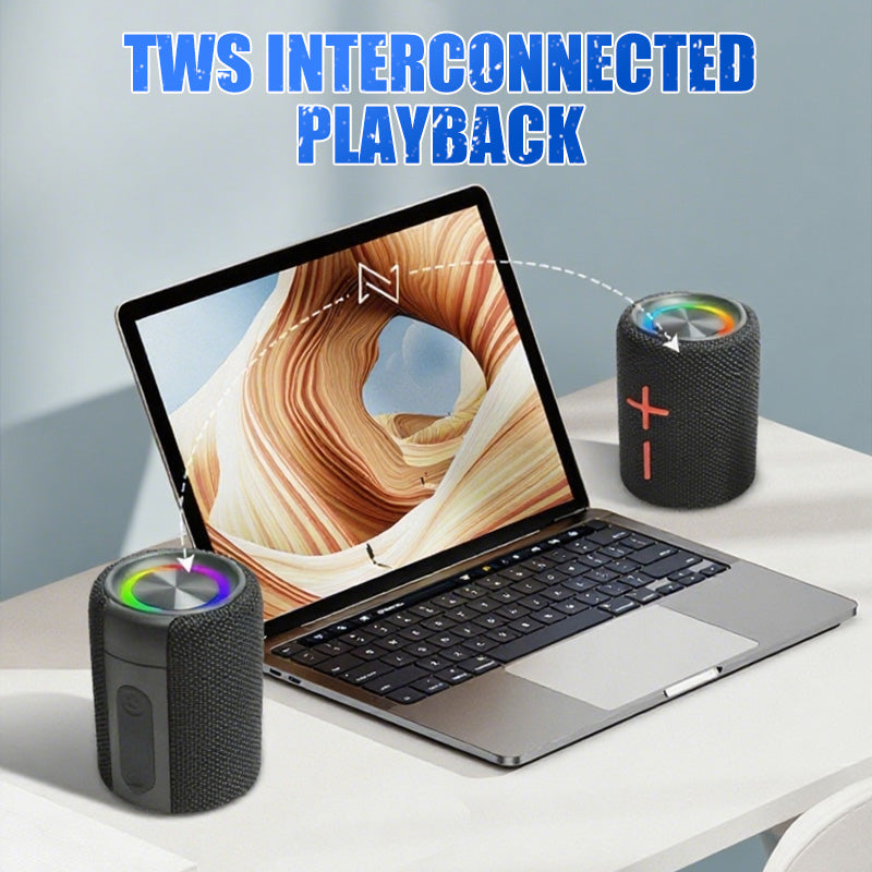 2 i 1 magnetisk Bluetooth-høyttaler med to deler