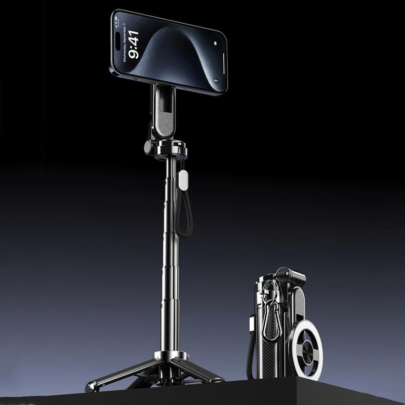 🔥4-i-1 multifunksjonell magnetisk selfiestick med 360° rotasjon
