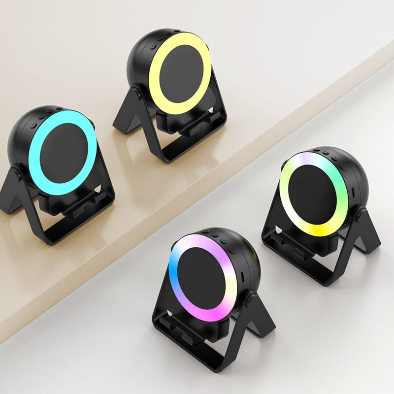 📱 🔊 2025 Ny 4-i-1 multifunksjonell mobiltelefonstativ med Bluetooth-høyttaler