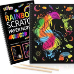 🔥Storjulesalg🌈✍️Kreativ regnbue-kladdekunstnotatbok