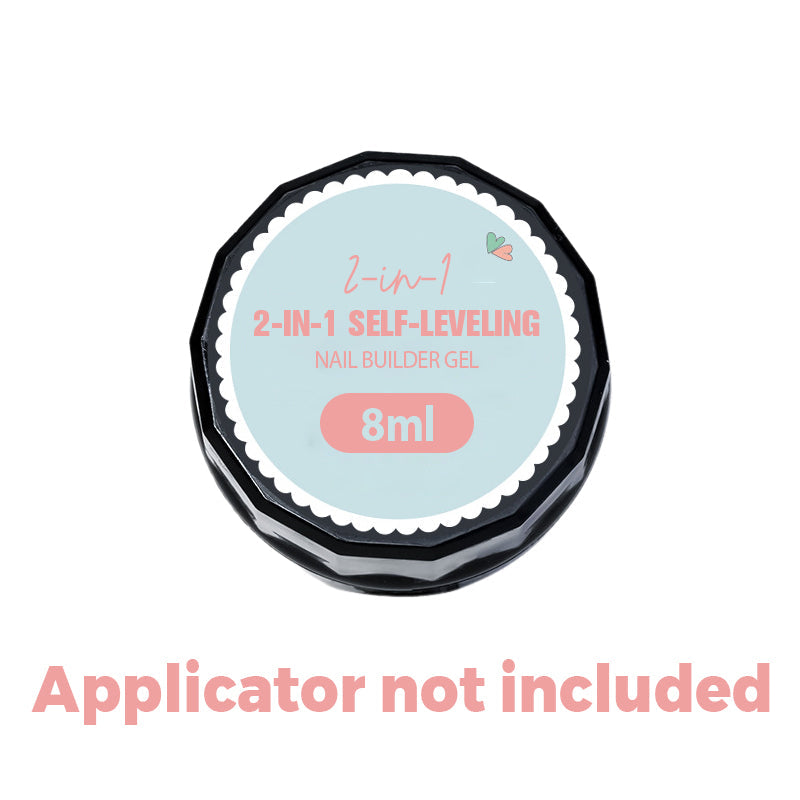 💅 KJØP 1. FÅ 1 GRATIS! ✨ 2-i-1 selvutjevnende neglegel - base- og topplakk med 15 sekunders hurtigherding for manikyr i salongkvalitet hjemme 🌟🌀