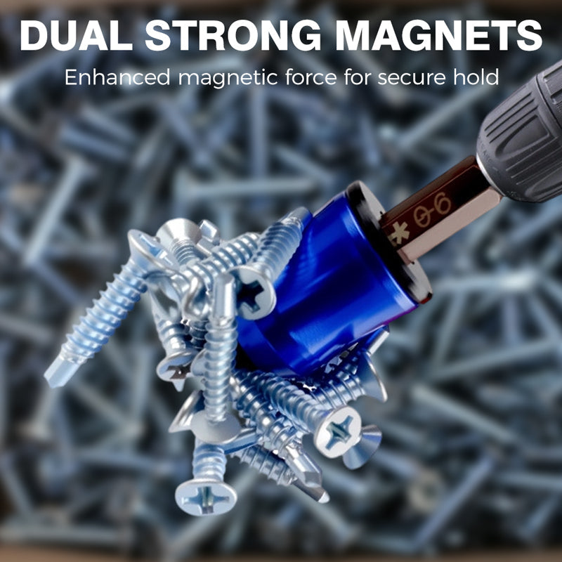3-i-1 skrutrekkerhode magnetisk ring