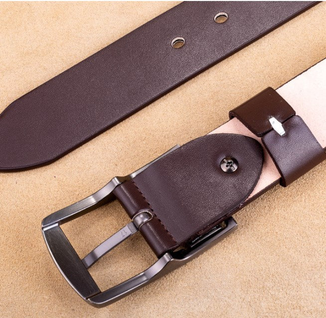 🎁Salg: 50 % RABATT i en begrenset periode⏳Herrebelte i skinn for bedrifter