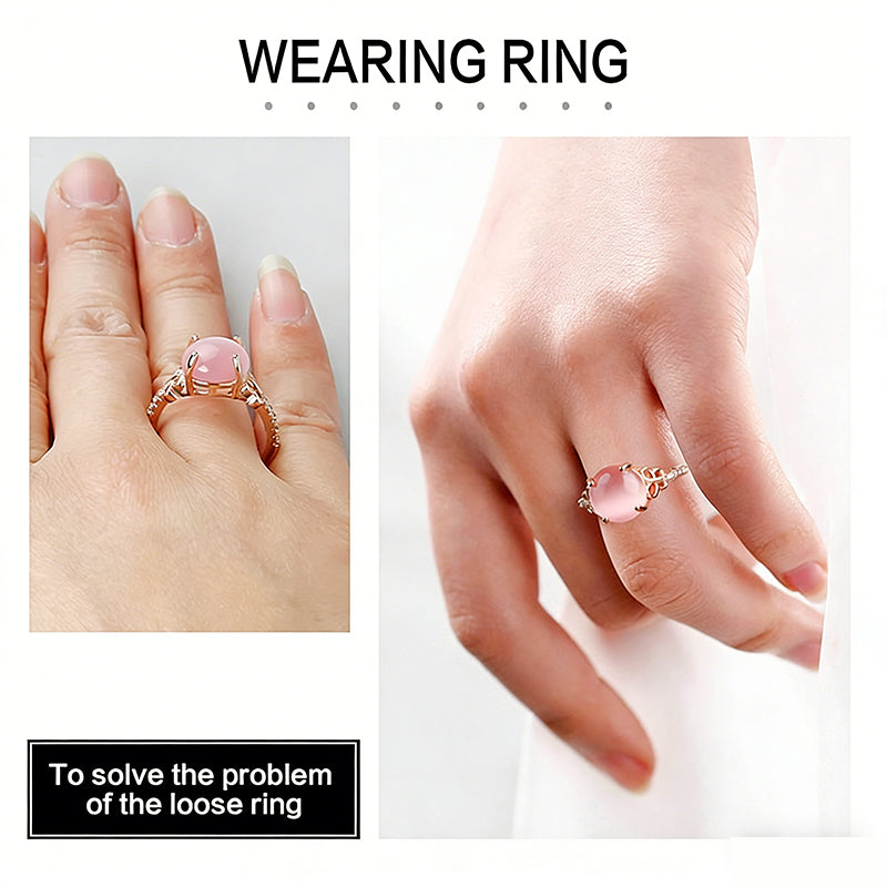 💍Usynlig ringstørrelsesjustering for løse ringer