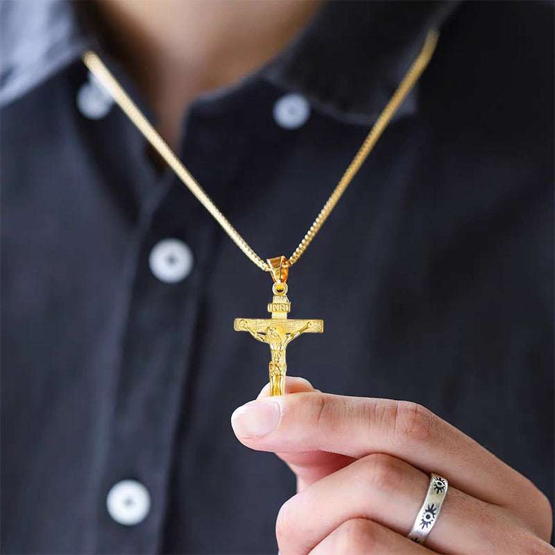 ✝️Kreativt trendy korsanhengskjede