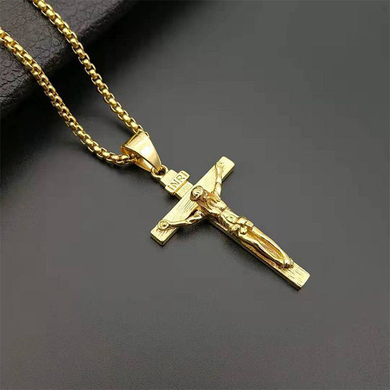 ✝️Kreativt trendy korsanhengskjede