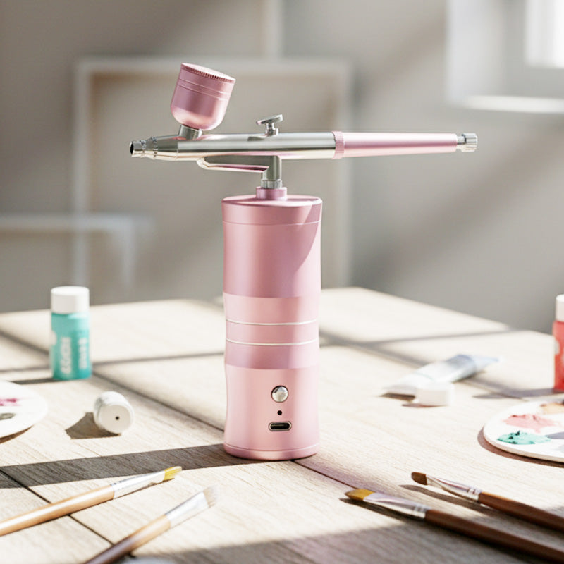 Trådløst airbrush-sett for ulike bruksområder