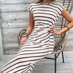 🔥SISTE DAGS SALG 50 % RABATT!!💕Elegant kjole med bånd i livet for kvinner
