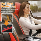 🔥2026 Hot Sale 48% RABATT 🔥Premium skinnsetetrekk foran – Universal passform for sedaner. SUV-er og lastebiler